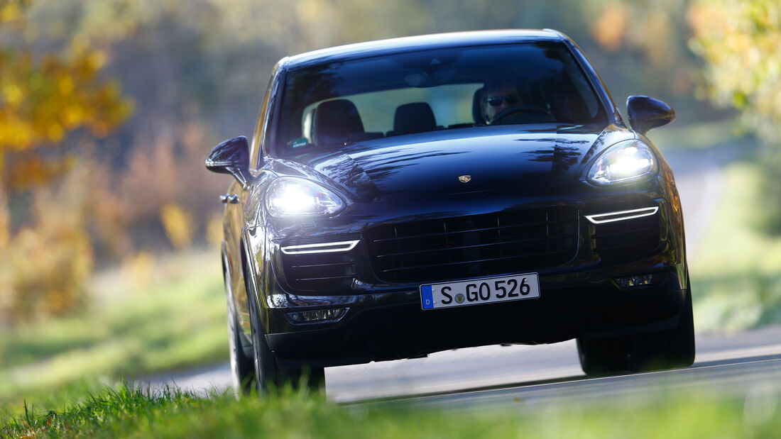 Porsche Cayenne Turbo S, Frontansicht