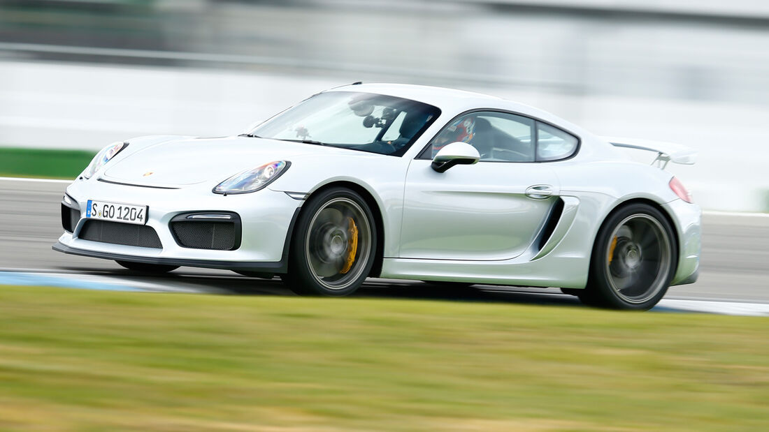 Porsche Cayman GT4, Seitenansicht