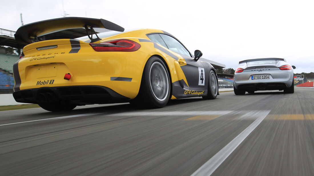 Porsche Cayman GT4 und GT4 Clubsport, Tracktest, Impression