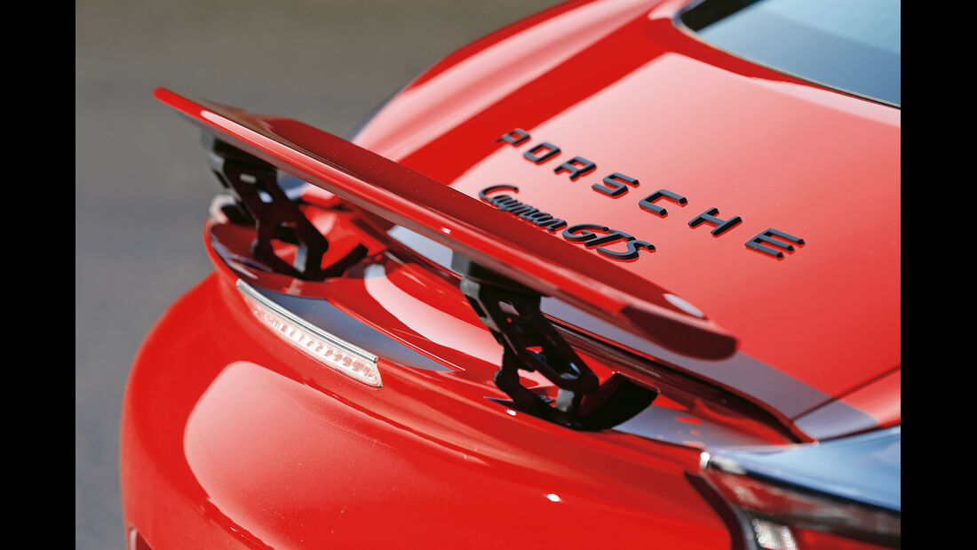 Porsche Cayman GTS, Heckspoiler