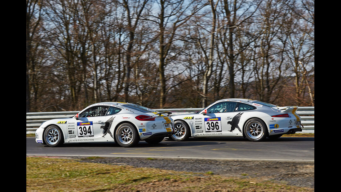 Porsche Cayman - Porsche 911 - VLN 1 - Nürburgring Nordschleife - 29. März 2014