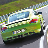 Porsche Cayman R, Heck, Rückansicht