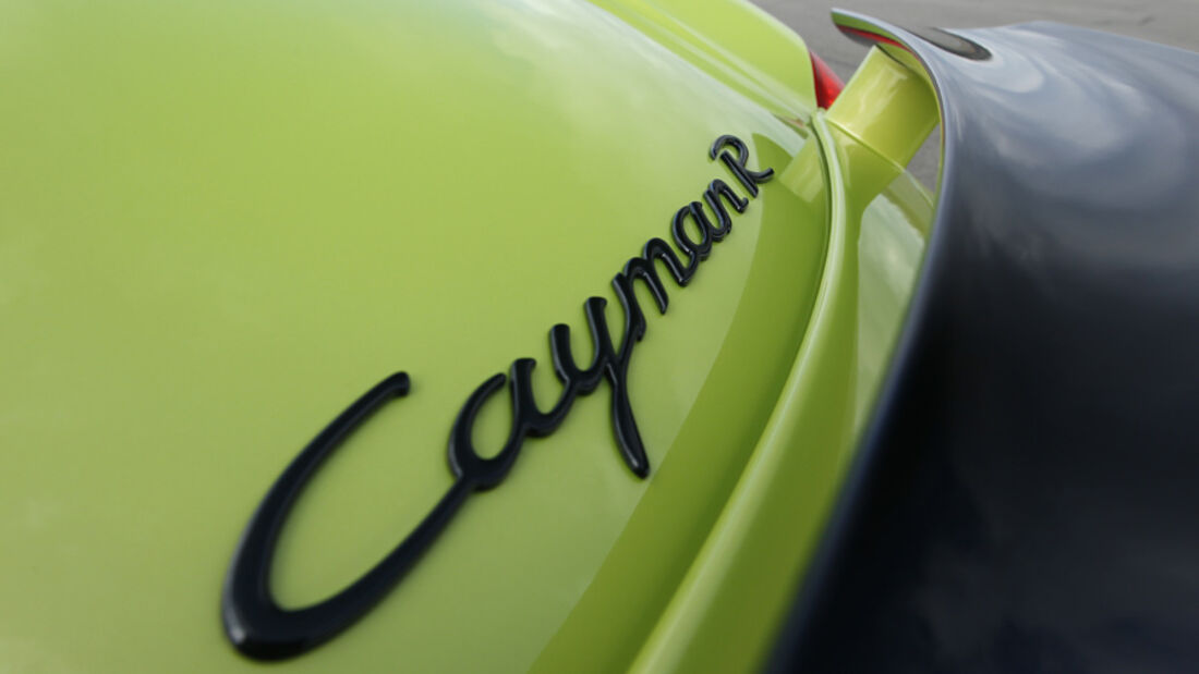Porsche Cayman R, Typenbezeichnung, Schriftzug