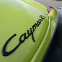 Porsche Cayman R, Typenbezeichnung, Schriftzug