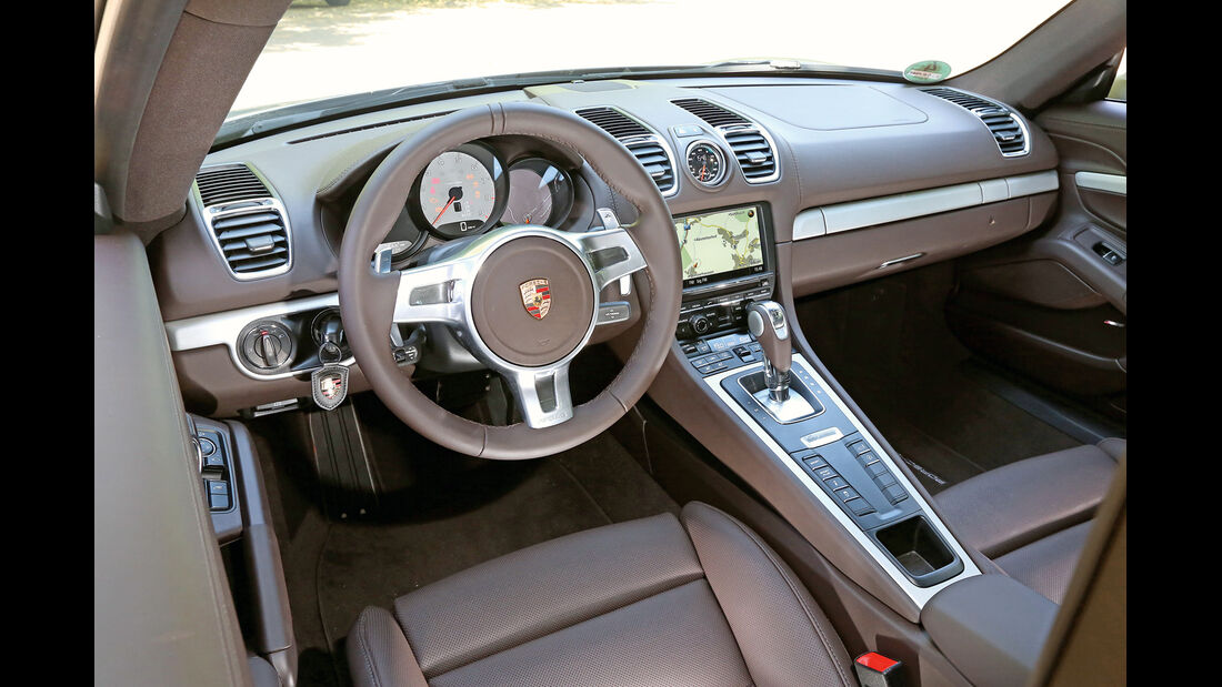 Porsche Cayman S, Cockpit