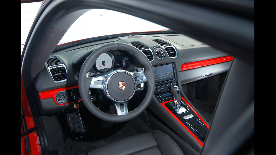 Porsche Cayman S, Cockpit, Lenkrad