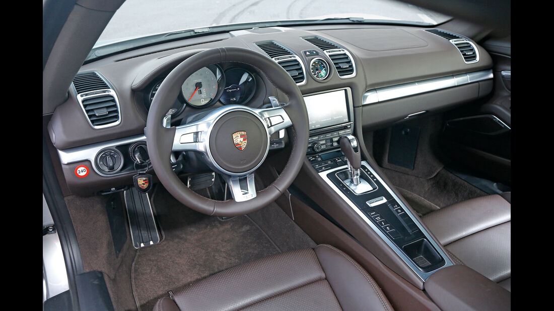 Porsche Cayman S, Cockpit, Lenkrad