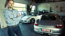 Porsche Cayman S, Porsche Boxster S, Austellungsraum