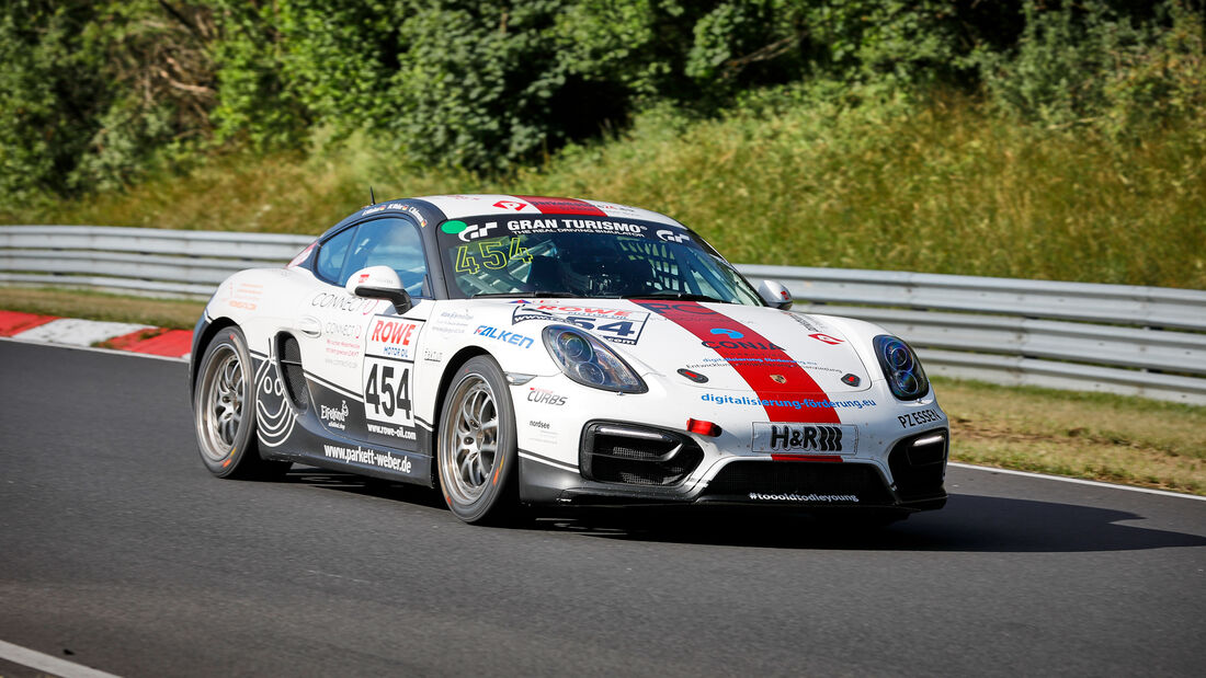 Porsche Cayman - Startnummer #454 - V5 - NLS 2022 - Langstreckenmeisterschaft - Nürburgring - Nordschleife