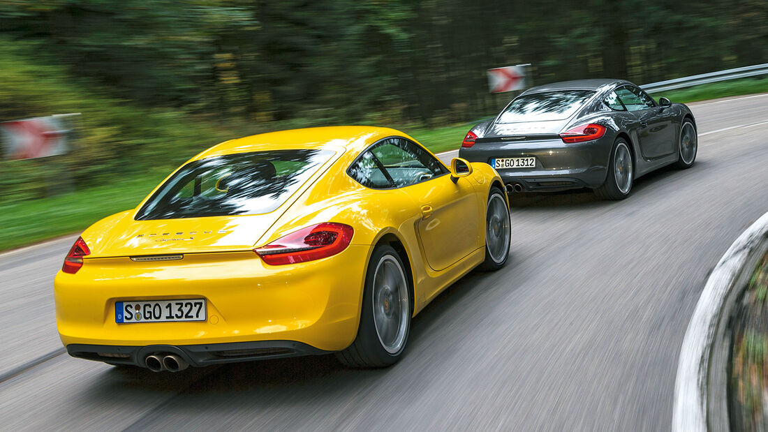 Porsche Cayman, Varianten, Heckansicht