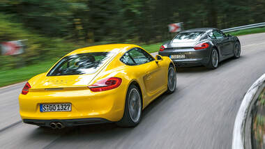Porsche Cayman, Varianten, Heckansicht