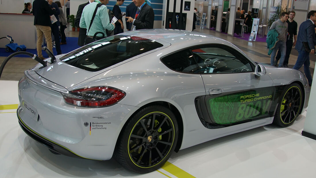 Porsche Cayman e-volution - Sportwagen - Forschungsfahrzeug - Elektromotor