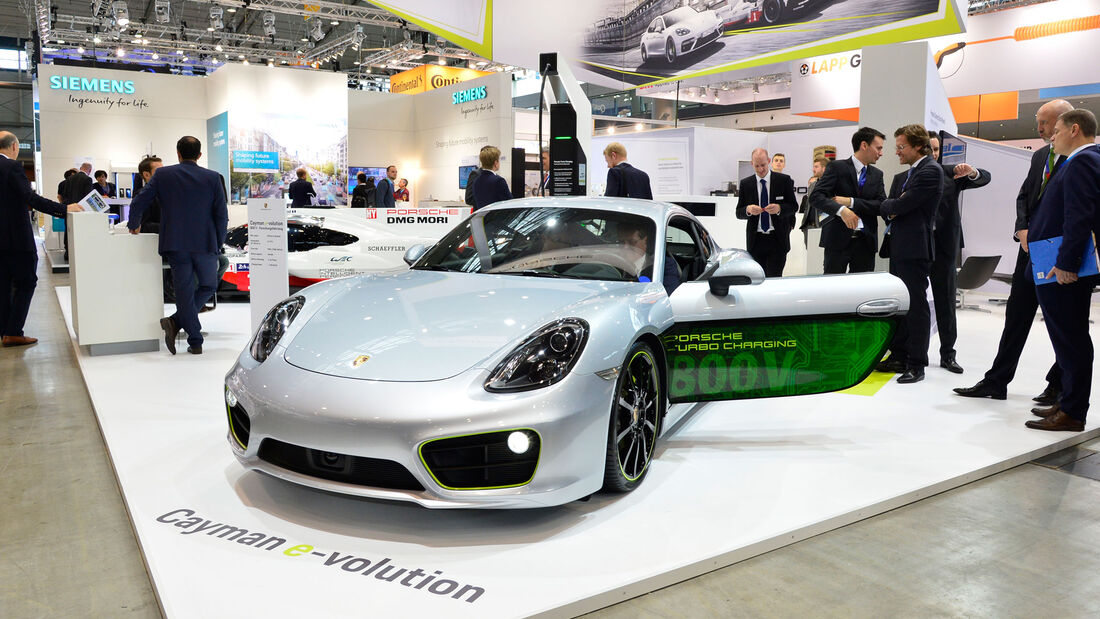 Porsche Cayman e-volution - Sportwagen - Forschungsfahrzeug - Elektromotor