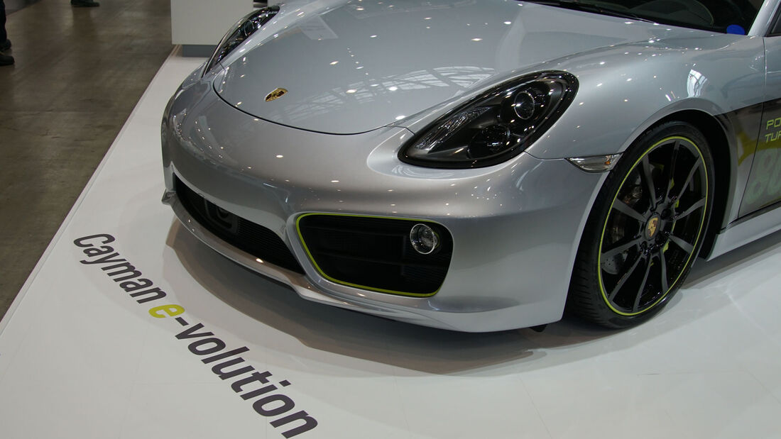 Porsche Cayman e-volution - Sportwagen - Forschungsfahrzeug - Elektromotor