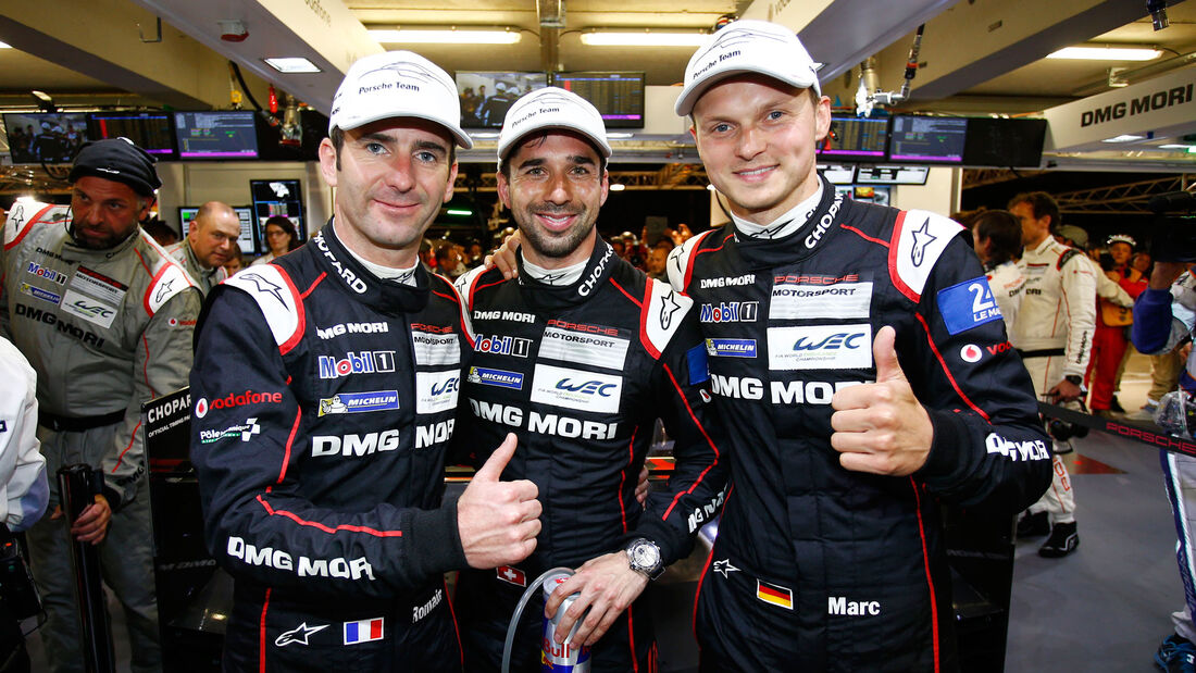 Porsche - Dumas - Jani - Lieb - 24h-Rennen Le Mans 2015 - Donnerstag - 12.6.2015