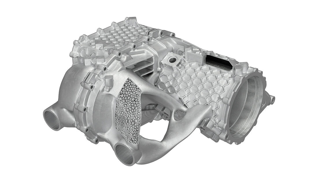 Porsche  E-Antrieb-Gehäuse 3D-Drucktechnik