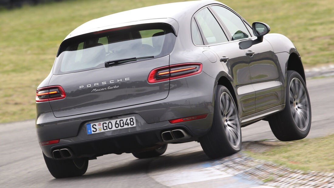 Porsche Macan Turbo, Heckansicht