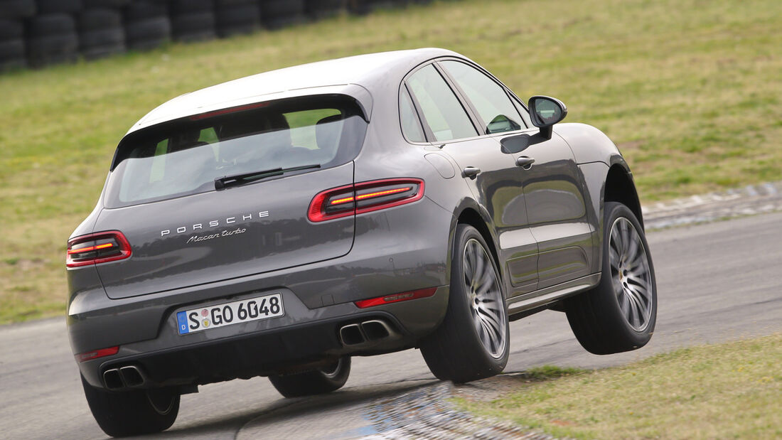 Porsche Macan Turbo, Heckansicht