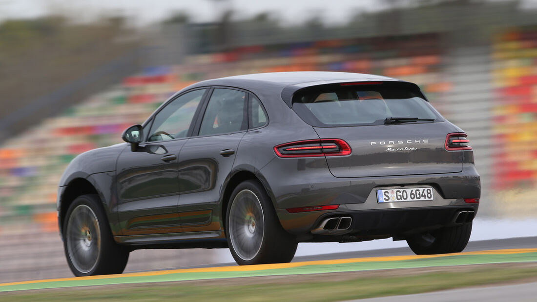 Porsche Macan Turbo, Heckansicht