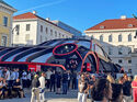 Porsche Open Space 911 Riesenplastik Messe Stand IAA Mobility 2023 