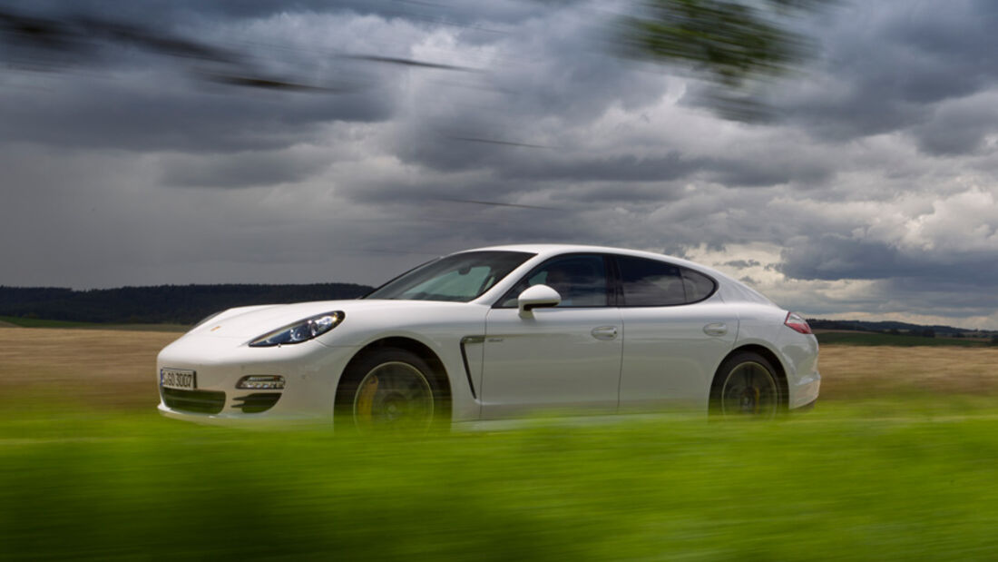 Porsche Panamera Diesel, Seitenansicht