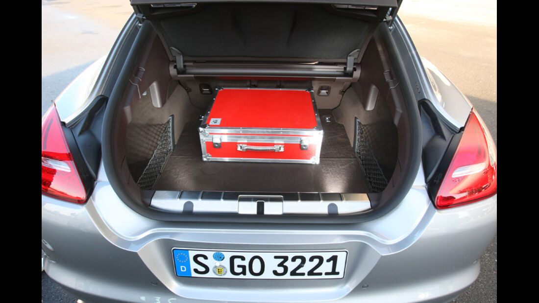 Porsche Panamera Turbo, Kofferraum