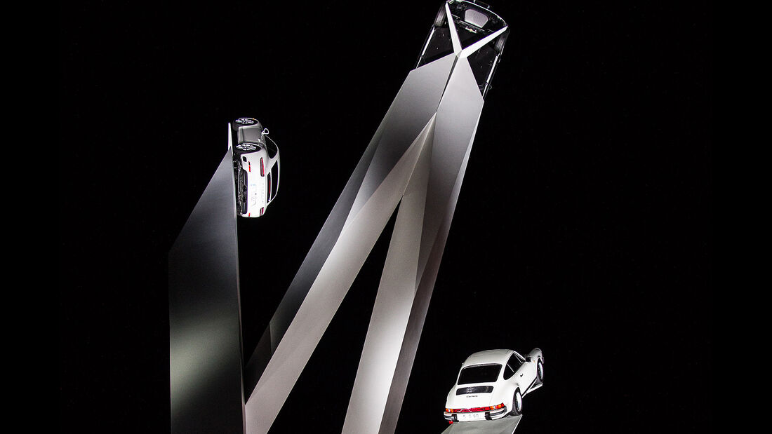Porsche-Skulptur Inspiration 911