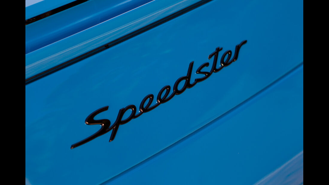 Porsche Speedster Schriftzug