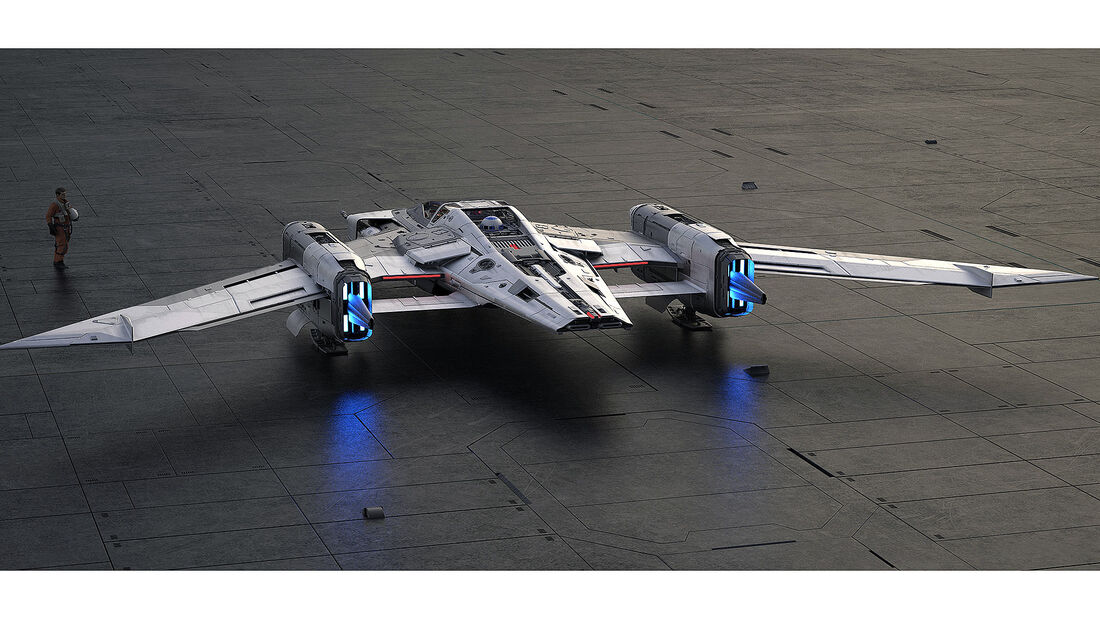 Porsche Star Wars Tri-Wing S-91x Pegasus Starfighter