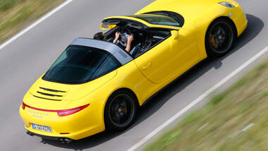 Porsche Targa 4S, Seitenansicht