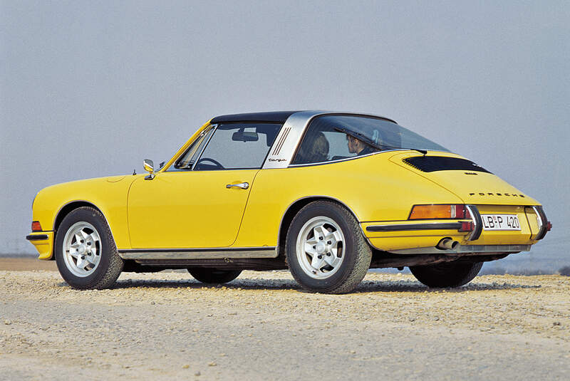 Porsche Targa, Seitenansicht