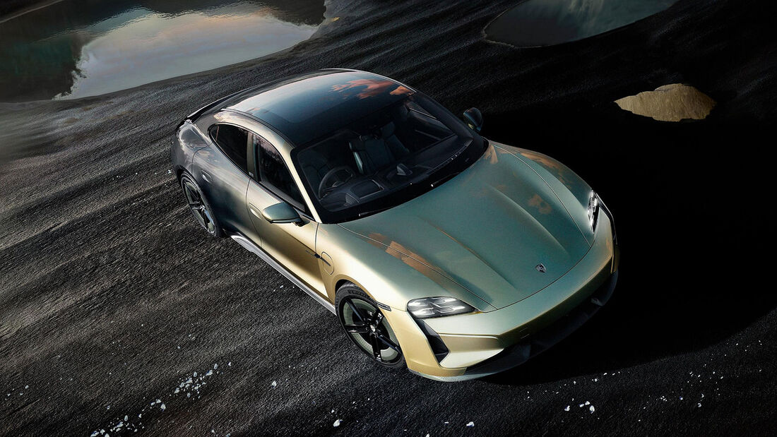 Porsche Taycan Turbo S Celestial Jade Sonderwunsch-Modell