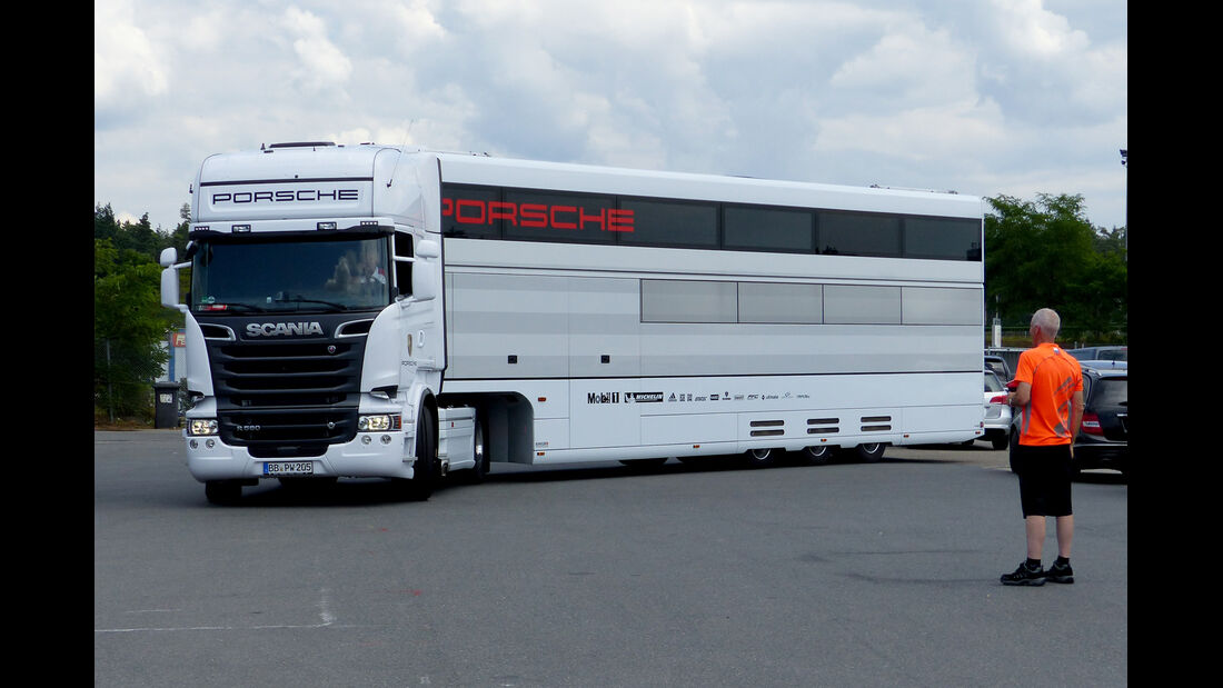 Porsche-Truck - Formel 1 - GP Deutschland - Hockenheim - 16. Juli 2014