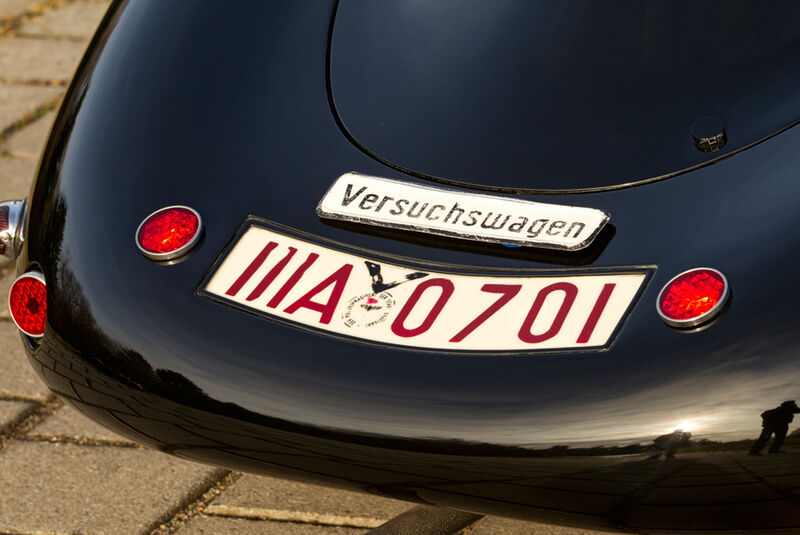 Porsche Typ 64, Nummerschild