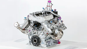 Porsche V4 Turbo Rennmotor