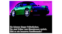 Porsche Werbung 1992-1994 "So baut man Sportwagen" Familienauto Jung von Matt 964