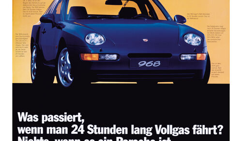 Porsche-Werbung 968 Jung von Matt