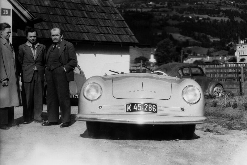 Porsche und Erwin Komenda