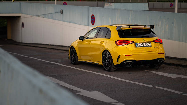 Fahrbericht Posaidon Mercedes Amg A 45 Rs Testfahrt Kompaktsportler Auto Motor Und Sport