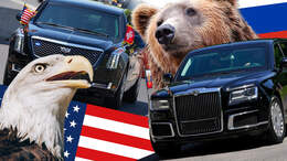 Präsidenten-Limousinen Collage