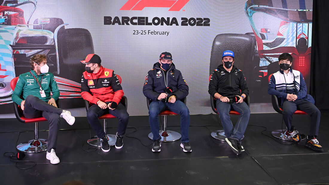 Pressekonferenz -  Formel 1 - Test - Barcelona - 24. Februar 2022