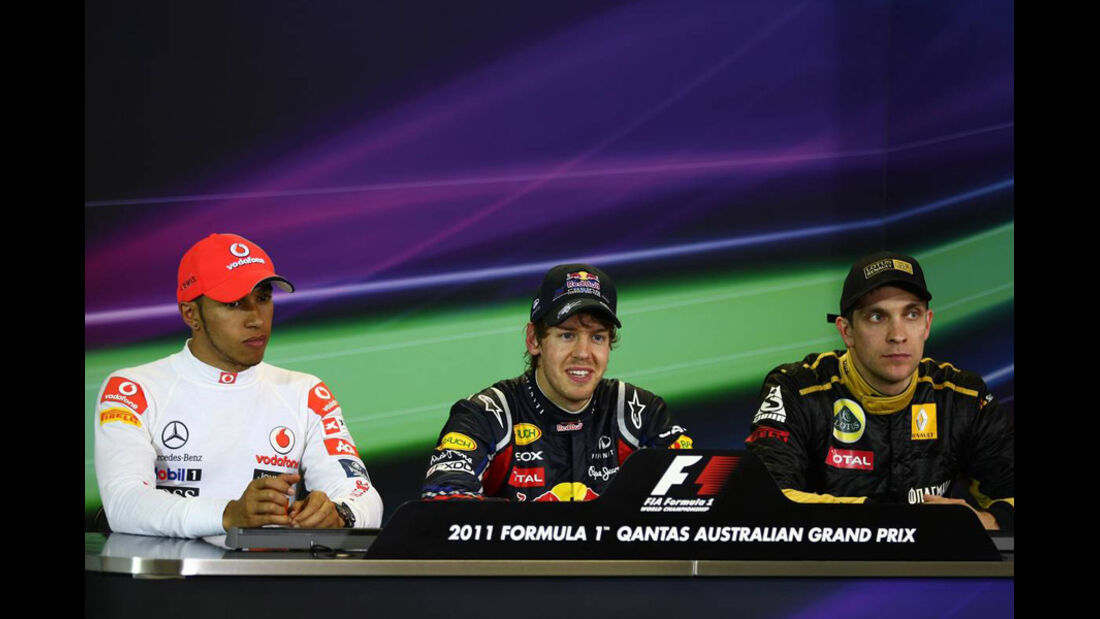 Pressekonferenz GP Australien 2011