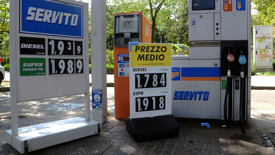 Prezzo Medio italienische Tankstelle