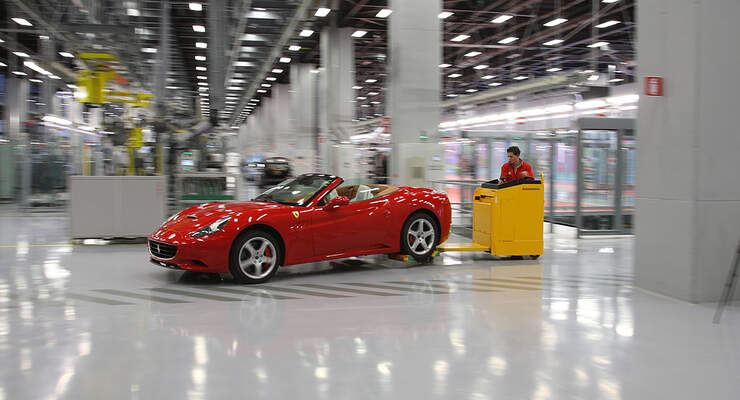 Produktion Ferrari California