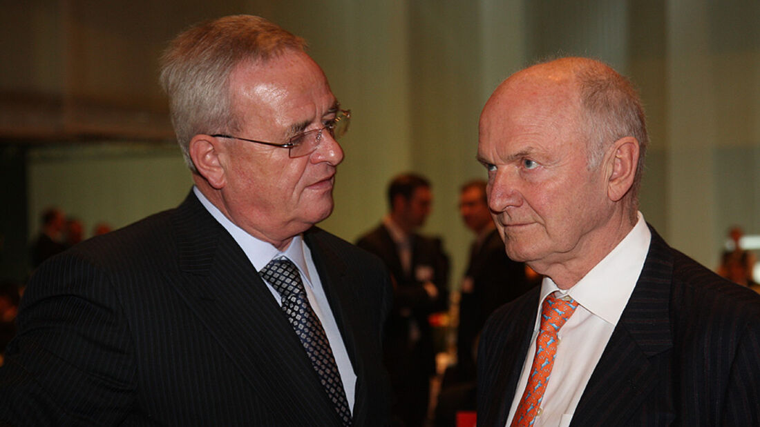 Prof. Dr. Martin Winterkorn (li.), Vorstandsvorsitzender VW, Prof. Dr. Ferdinand Piech, Aufsichtsratsvorsitzender VW