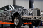 Prototype Rolls Royce Silver Shadow in Garage.