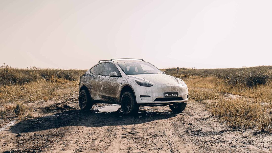 Pu.Labo Offroadumbau Fahrwerk Tesla Model Y