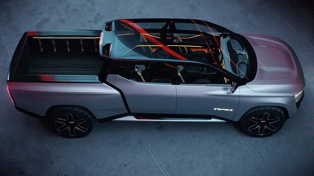RAM 1500 Revolution BEV Concept Car Elektro Pickup