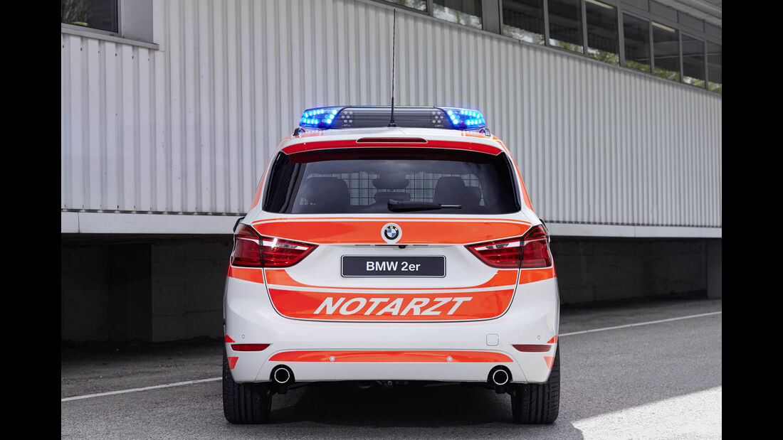 RETTMobil 2016, Einsatzfahrzeuge, Notarzt, Rettungsdienst, BMW 220d Active Tourer