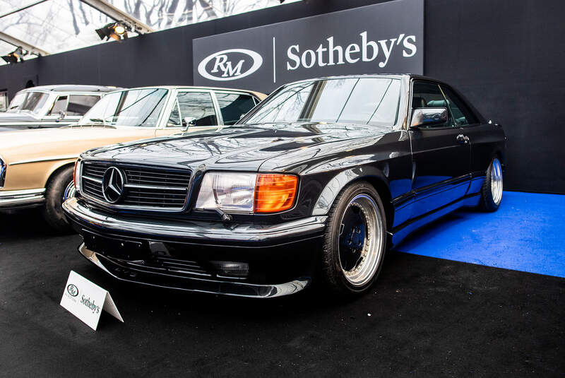 RM Sotheby's Auktion Rétromobile Paris 1989 Mercedes-Benz 560 SEC AMG 6.0 ‘Wide-Body’ 